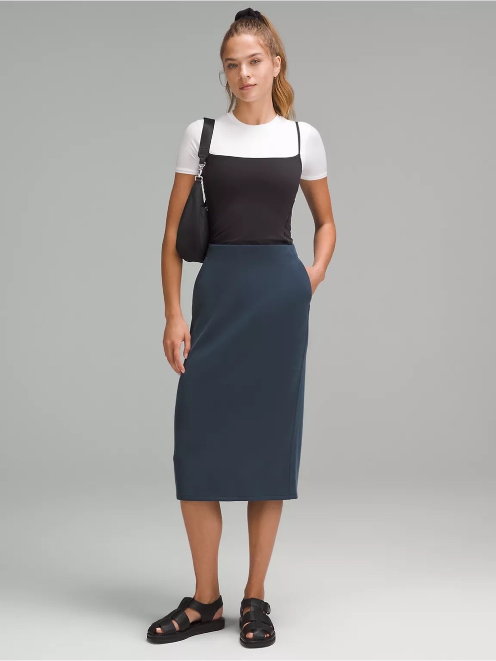 Lululemon Softstreme High-Rise Midi Skirt